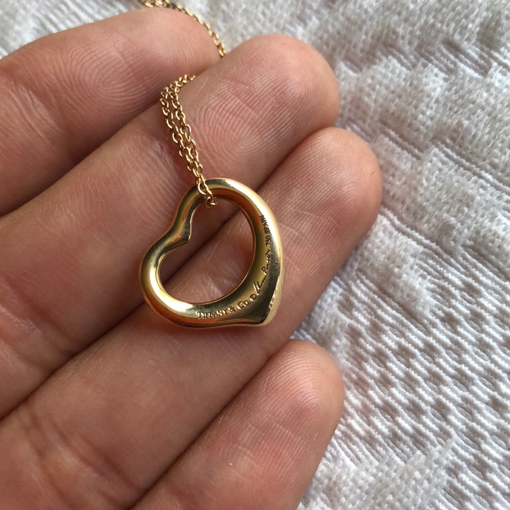 AUTHENTIC Tiffany & Co. Open Heart Pendant